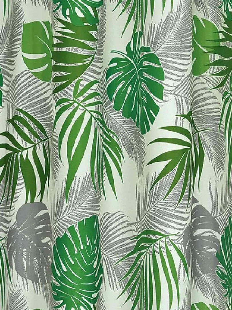 Rideau d'ameublement esprit tropical Vert