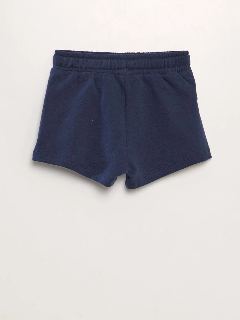 T shirt imprimé à poche   Bleu pant