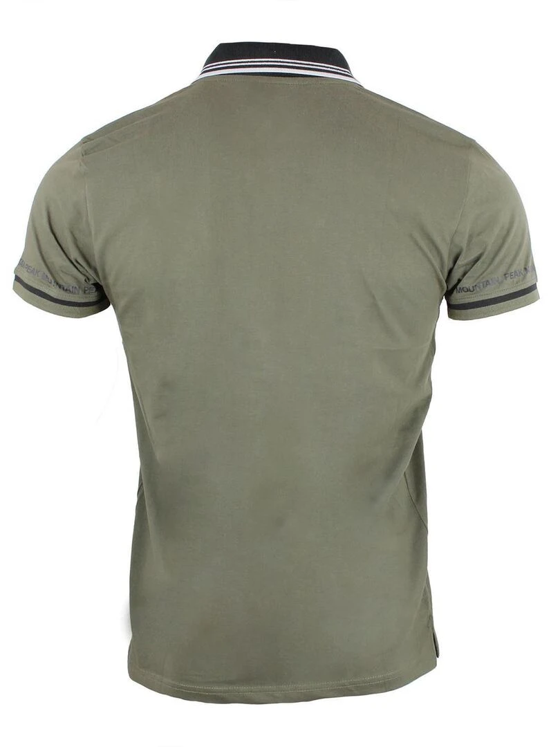 Polo manches courtes homme CROMA PEAK MOUNTAIN Kaki