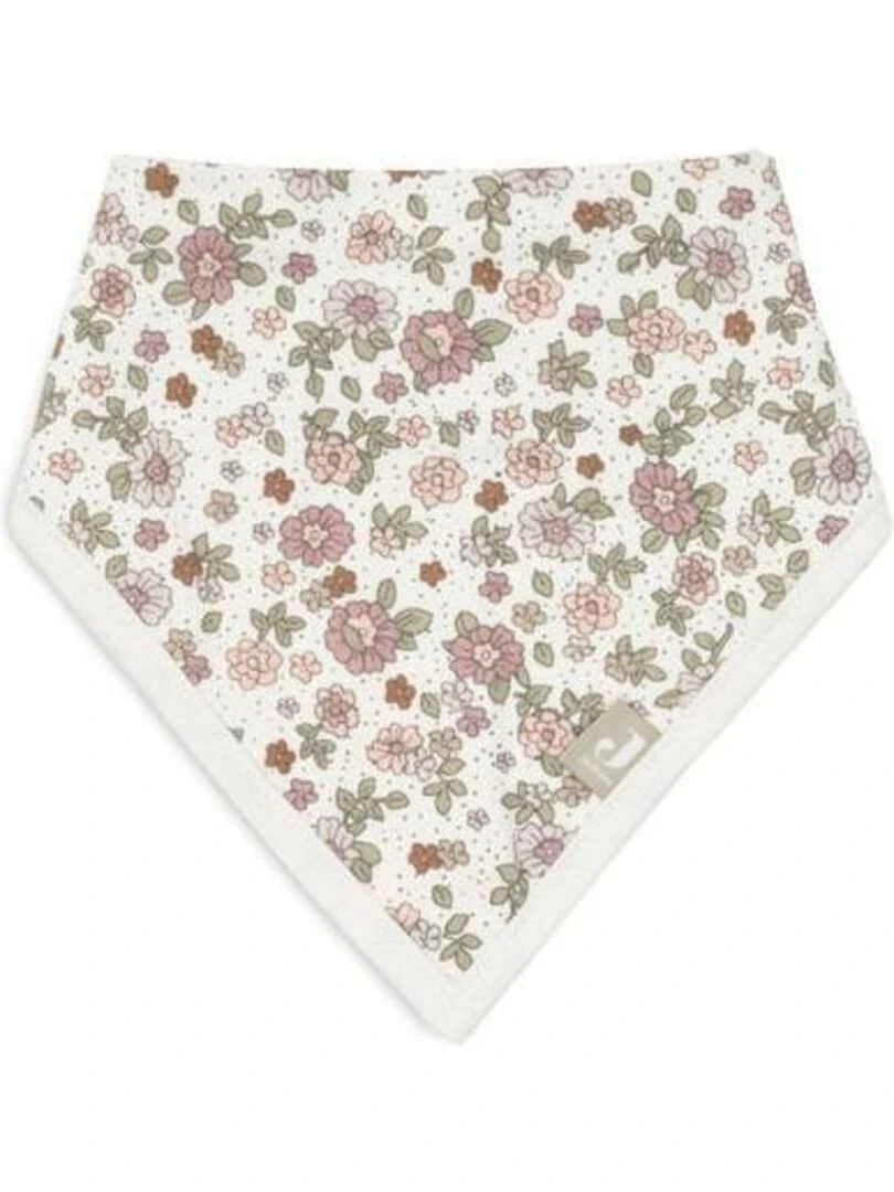 Bavoir Bandana Fleurs Retro (2pcs) Jollein Multicolore