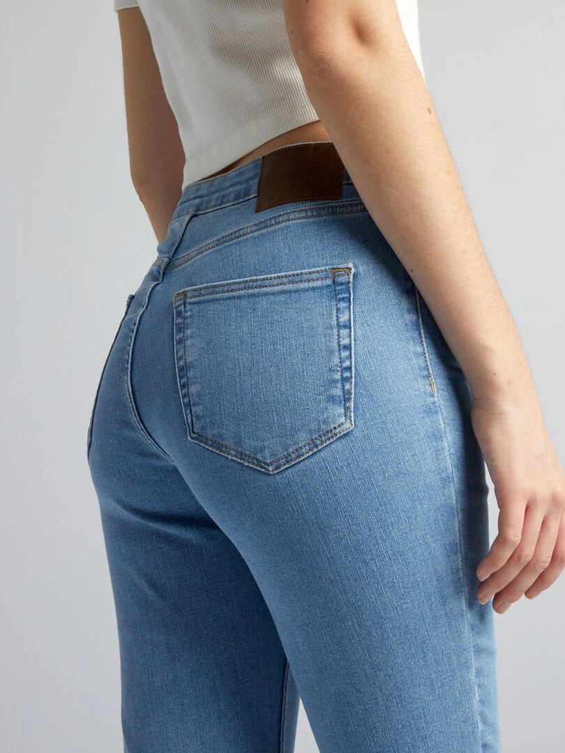 Jean stretch flare/bootcut à taille haute   Bleu