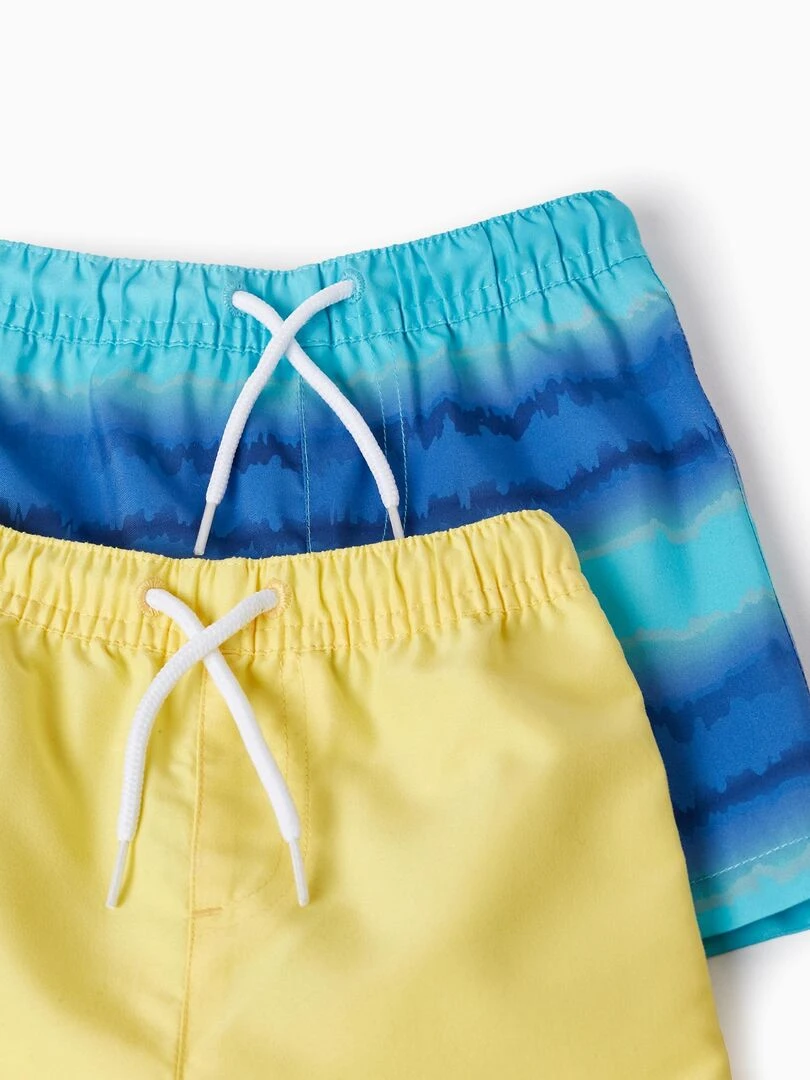 2 Short de Bain pour Bébé Garçon 'Ondes'  EXPLORING AUSTRALIA   Bleu