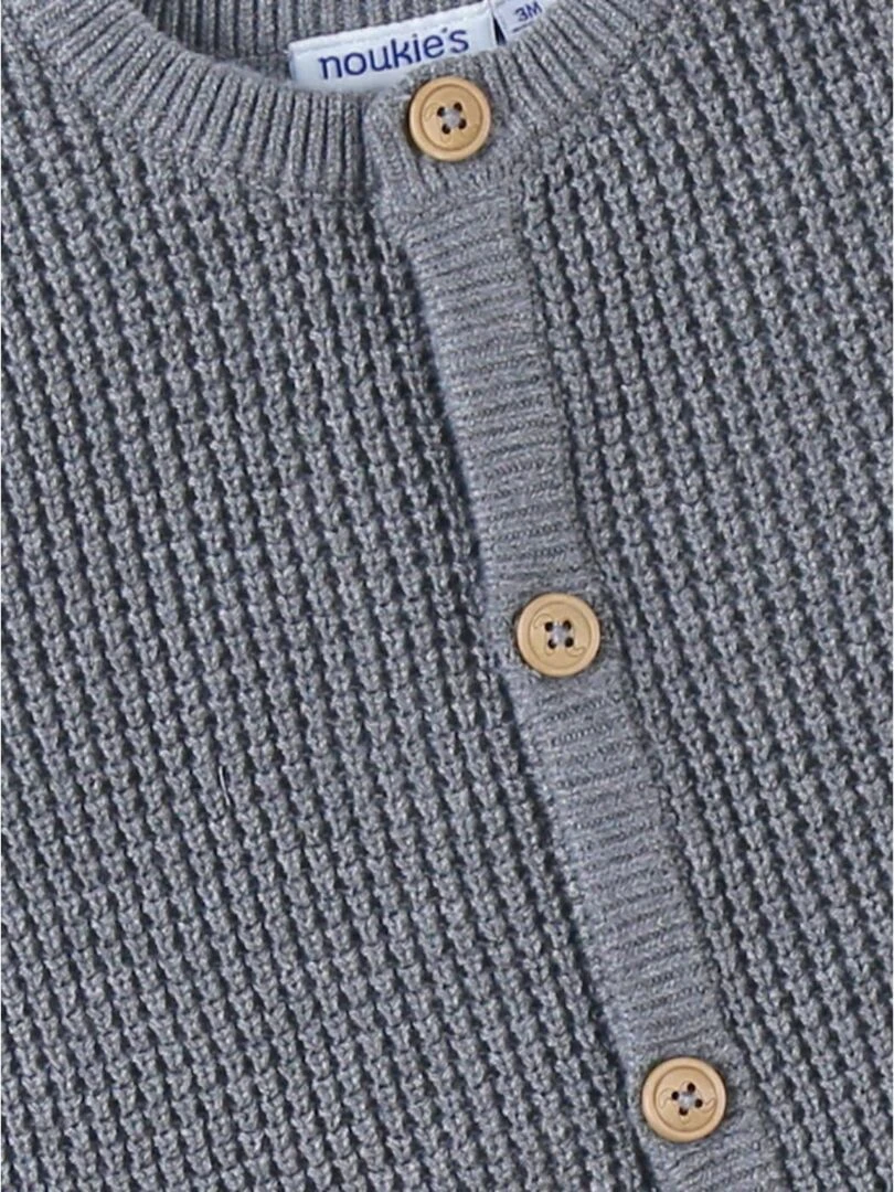 Cardigan en tricot  anthracite chiné   Noukie's   Gris