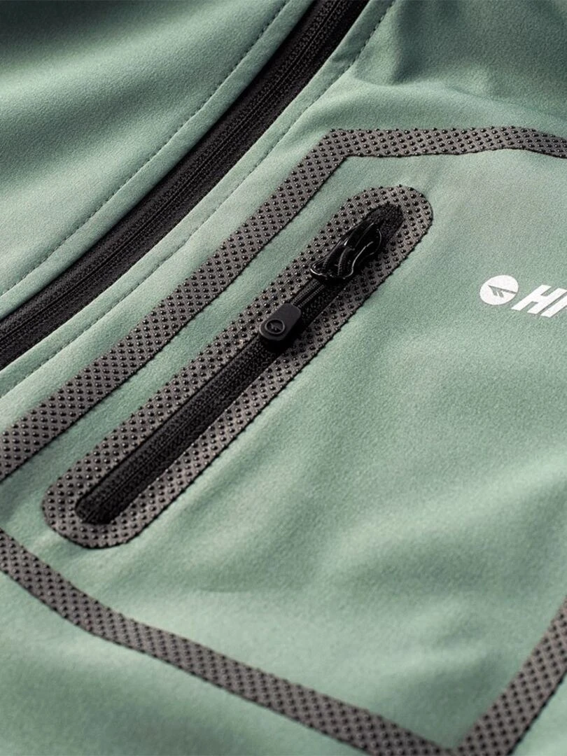 Hi Tec   Veste softshell NILS   Vert chèvrefeuille