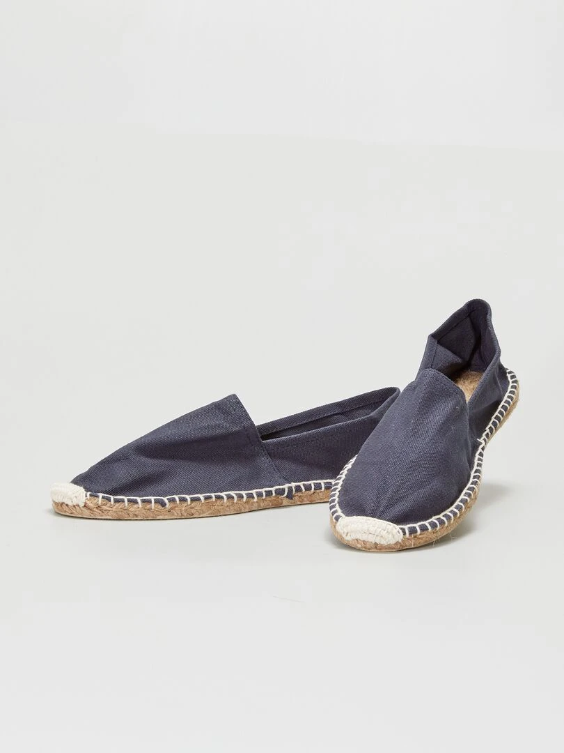 Espadrilles en toile   Bleu