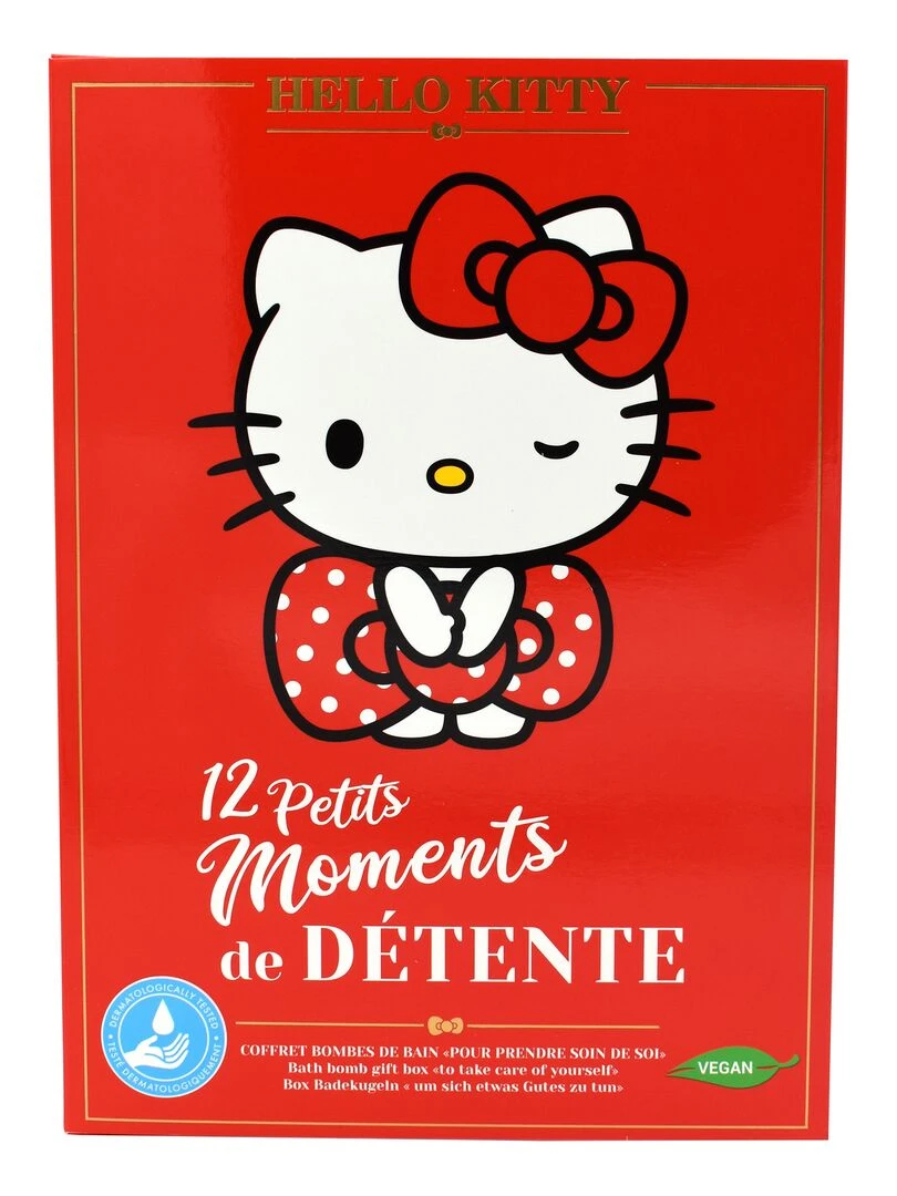 Hello Kitty Coffret 12 Bombes de Bain 50 g N/A
