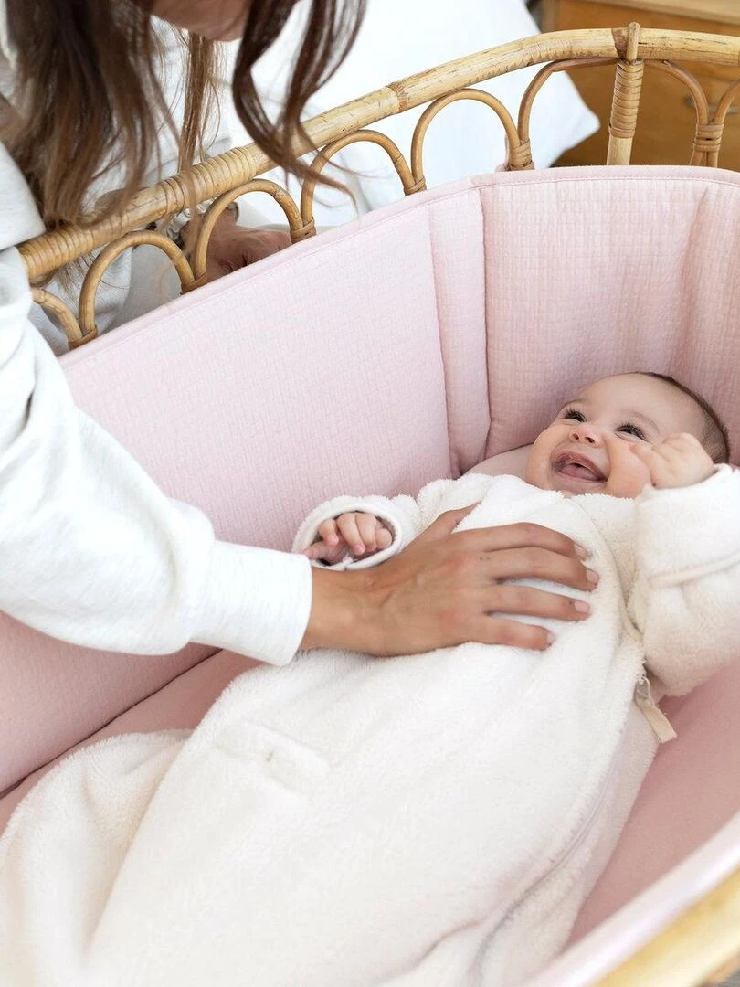 Bemini Gigoteuse  avec moufles Softy   Blanc cassé