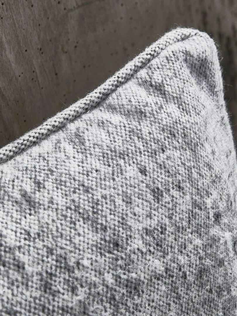 Coussin déhoussable réversible 'MOUNTAIN' 'TODAY'   Gris