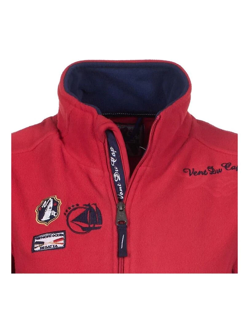 Blouson polaire femme ASPOY   Rouge
