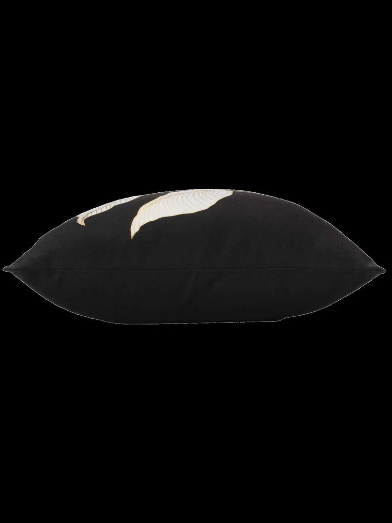 Coussin 45 x 45 cm Arum Jil or Noir