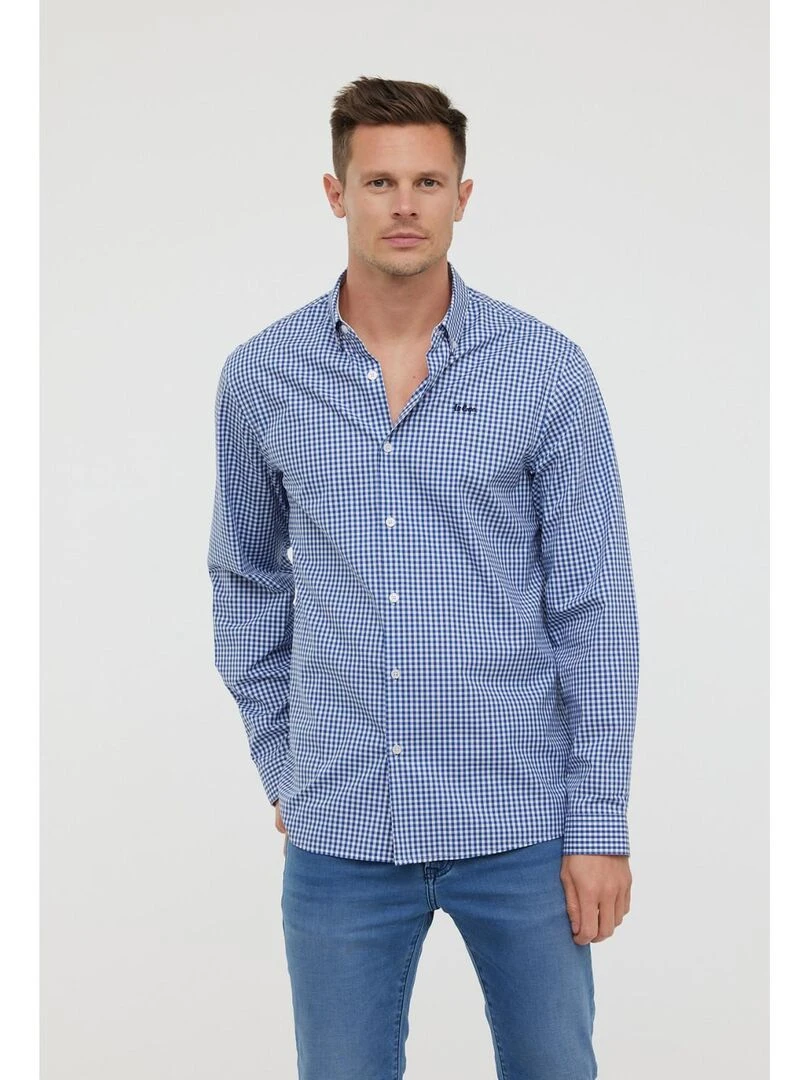 Lee Cooper Chemise manches longues coton regular DOMINICO Bleu marine