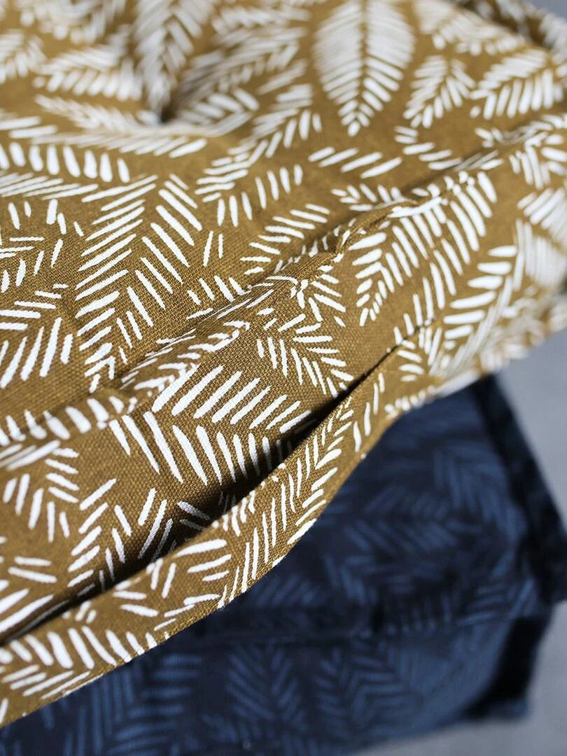 Coussin de sol carré TERANGA INAYA Marron