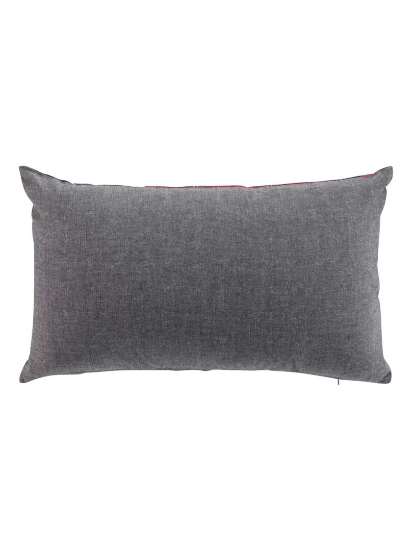 Coussin montagne à tête de cerf Rouge