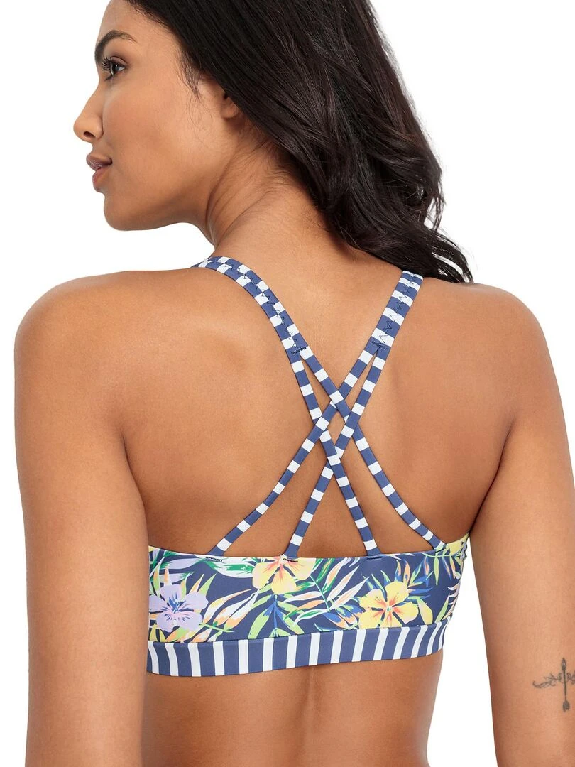 Haut maillot de bain brassière préformée Summer Bleu marine