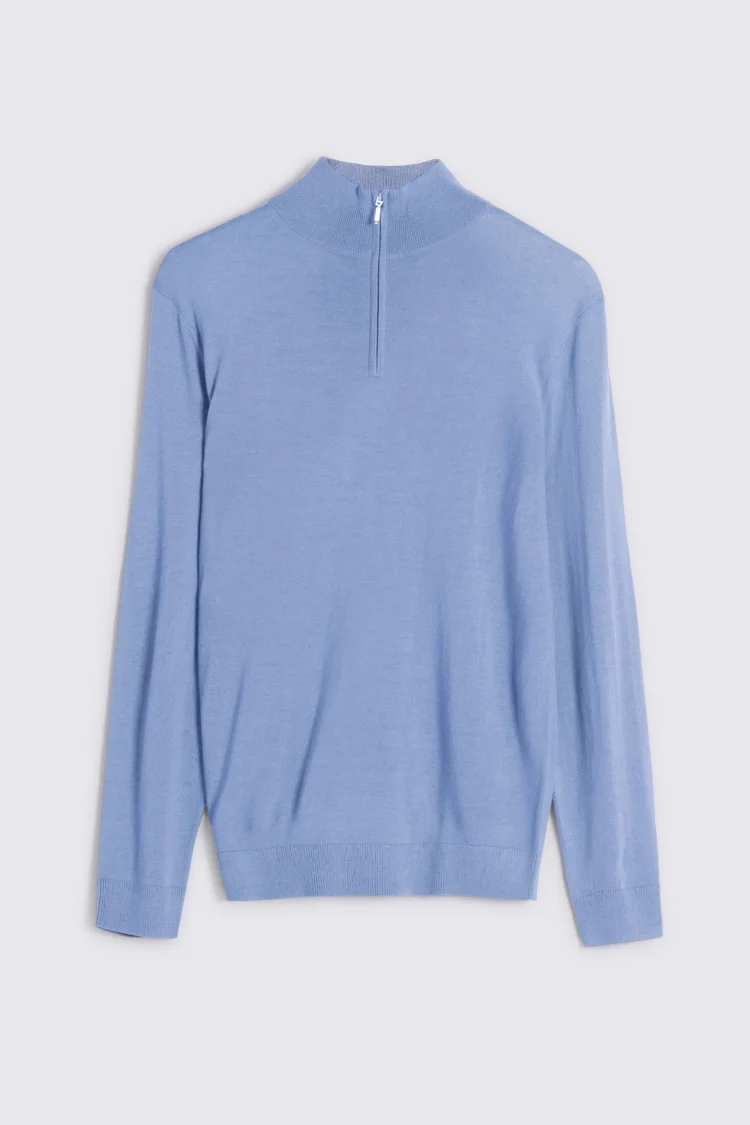 White Merino Mock-Neck Jumper   Buy Online at Moss