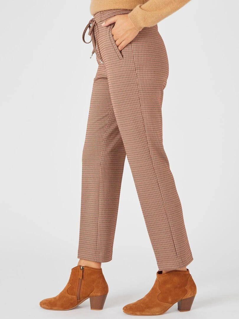 Pantalon 7/8ème enfilable maille milano stretch   Damart   Orange