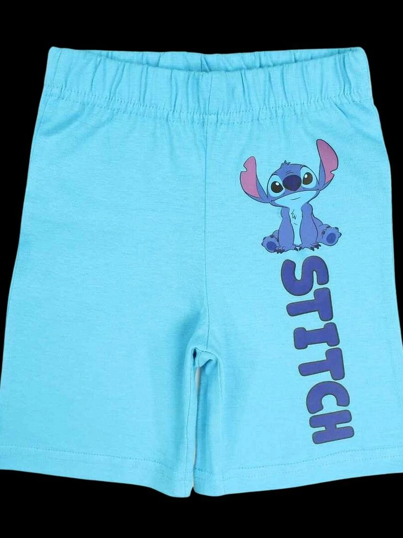 Disney   Pyjama garçon imprimé Lilo Et Stitch en coton   Bleu
