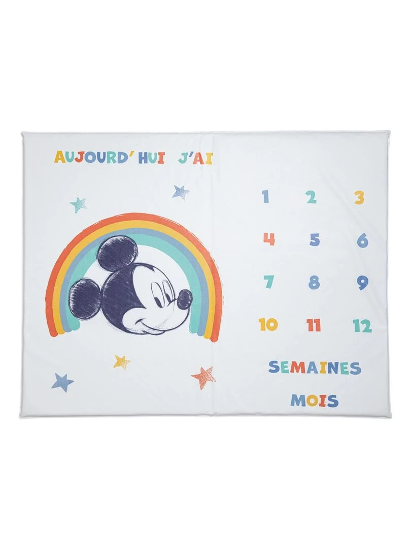 Tapis de jeu avec étapes bébé Bleu Multicolore Blanc