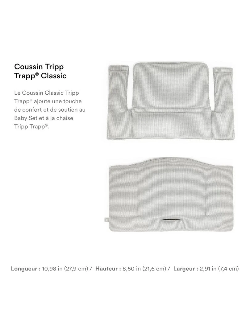 Coussin Tripp Trapp® Classic Stars Multi pour chaise Tripp Trapp   Beige