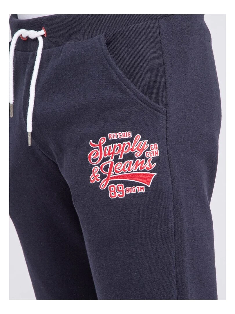 Pantalon jogging CABARA   Bleu marine