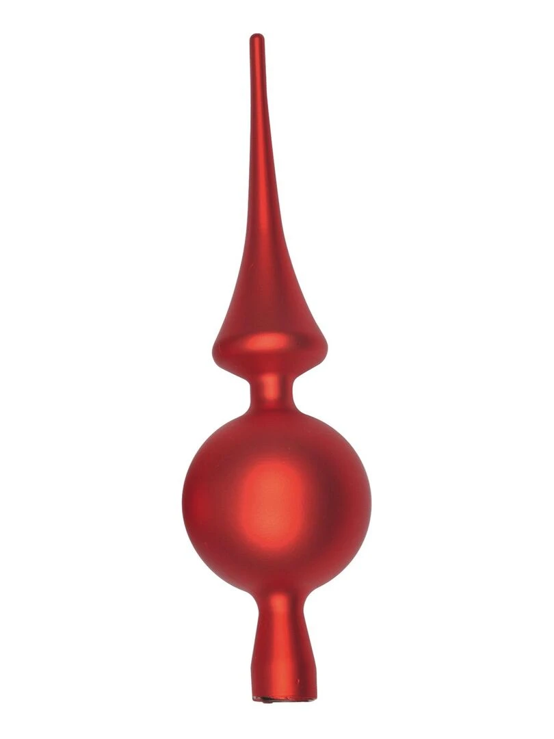 1 Cimier pour sapin de noel Rouge carmin
