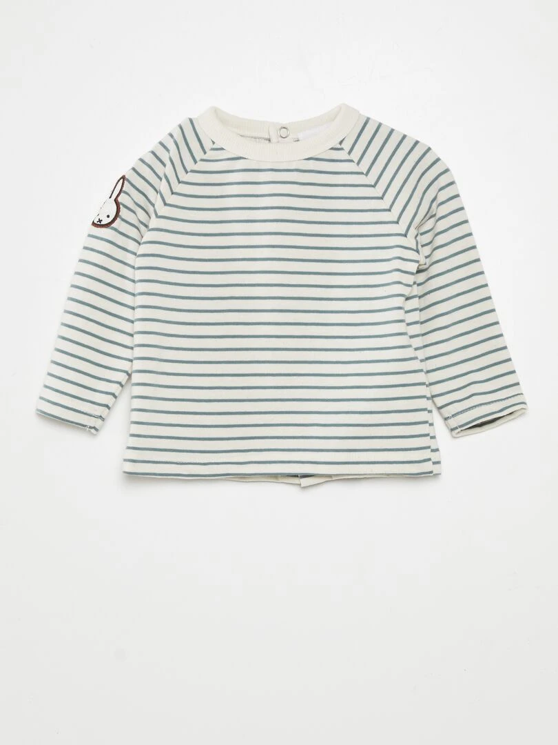 Ensemble salopette + t shirt   2 pièces   Gris