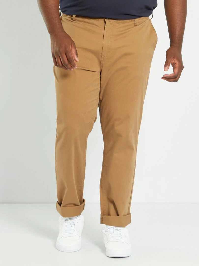 Chino slim L34 marron