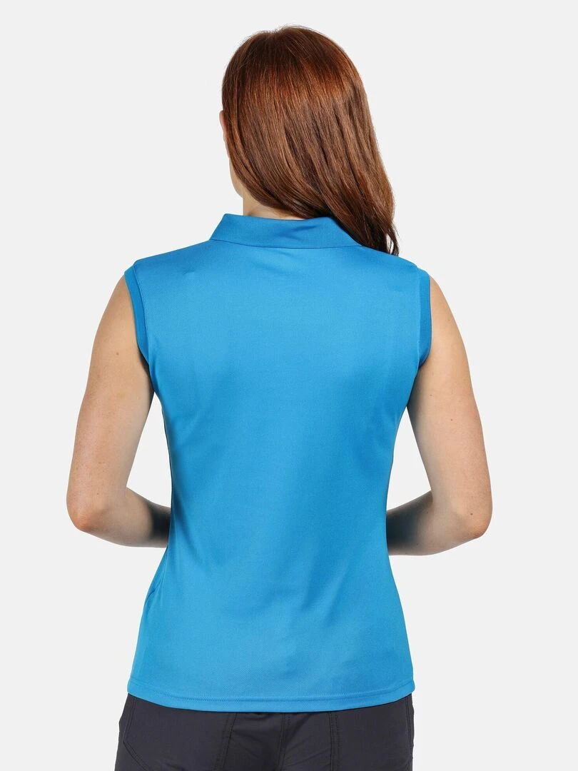 Regatta   Polo sans manches TIMA   Bleu foncé