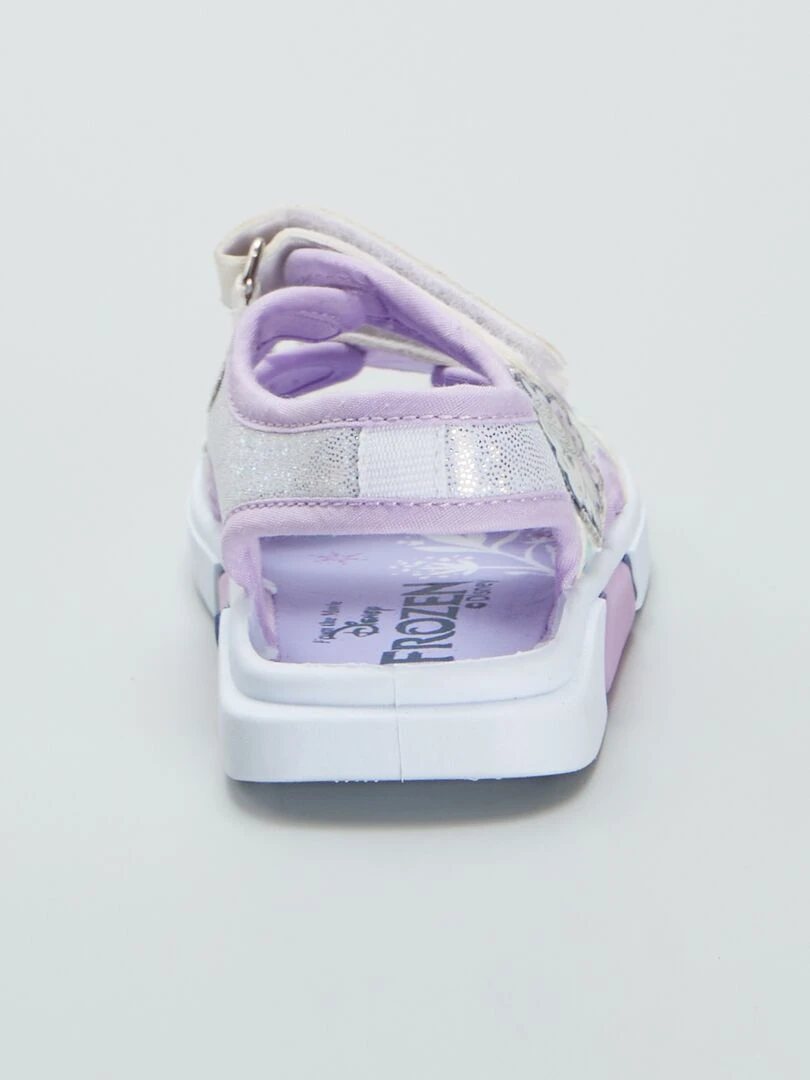 Sandales scratchées 'Reine des Neiges'   Violet