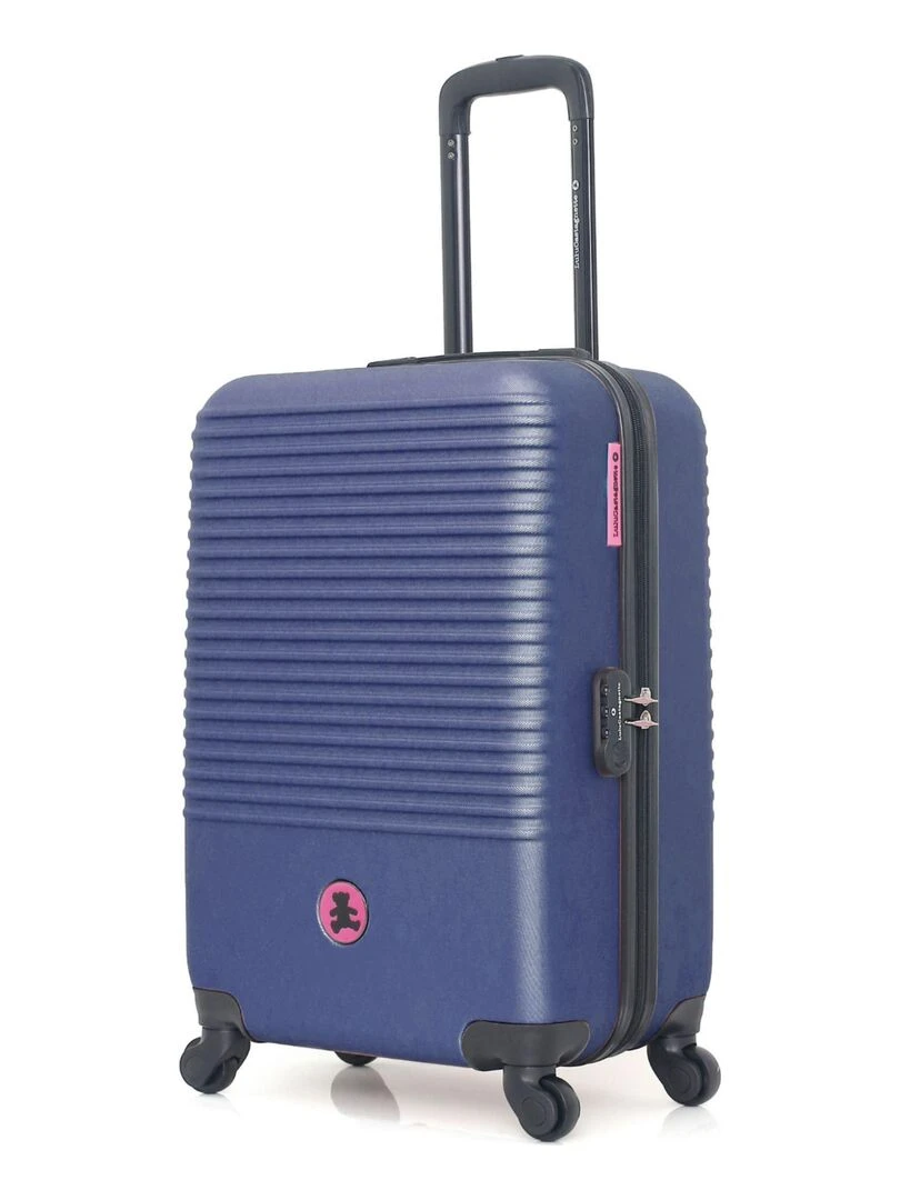 LULU CASTAGNETTE VALISE M BAND A Bleu marine