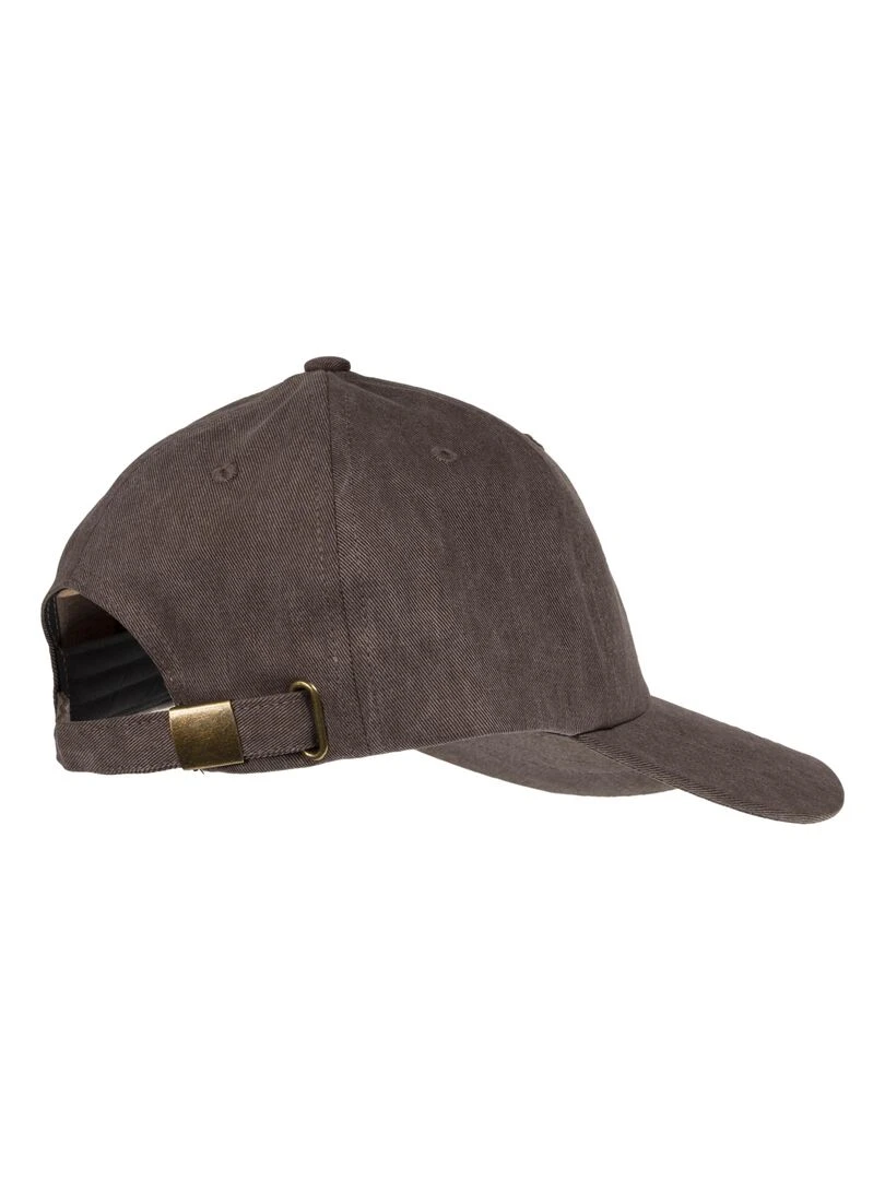 Casquette mixte à patch Marron Marron