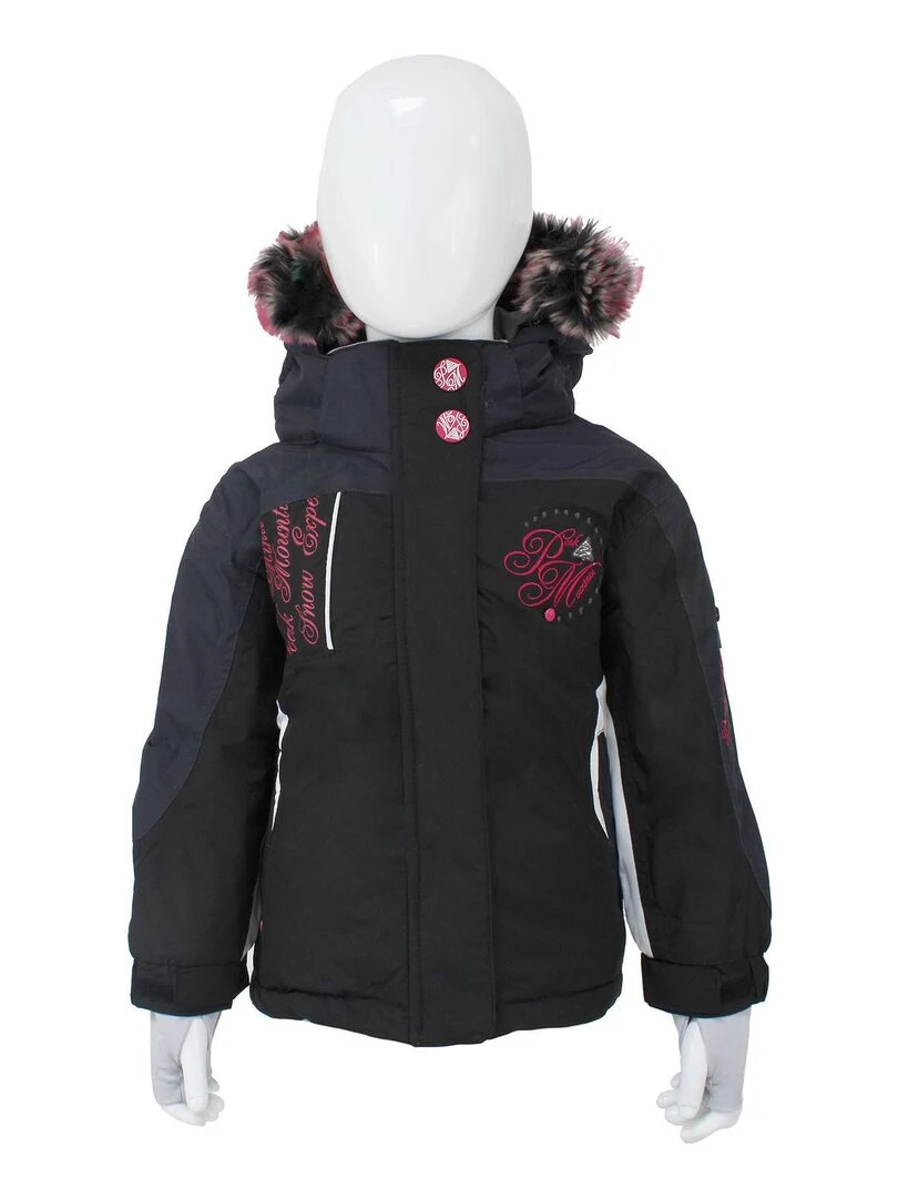 Blouson de ski fille FALAZA PEAK MOUNTAIN Noir Noir