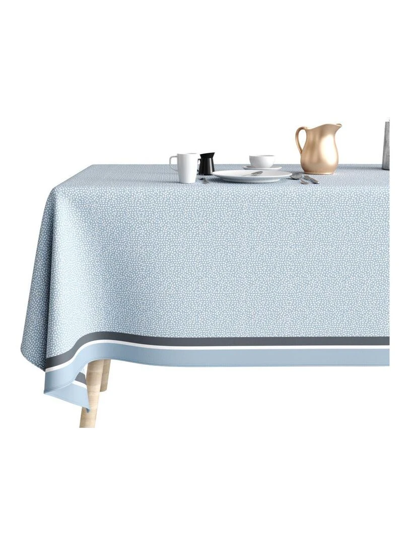Nappe Polyester à motifs Kekele   Bleu