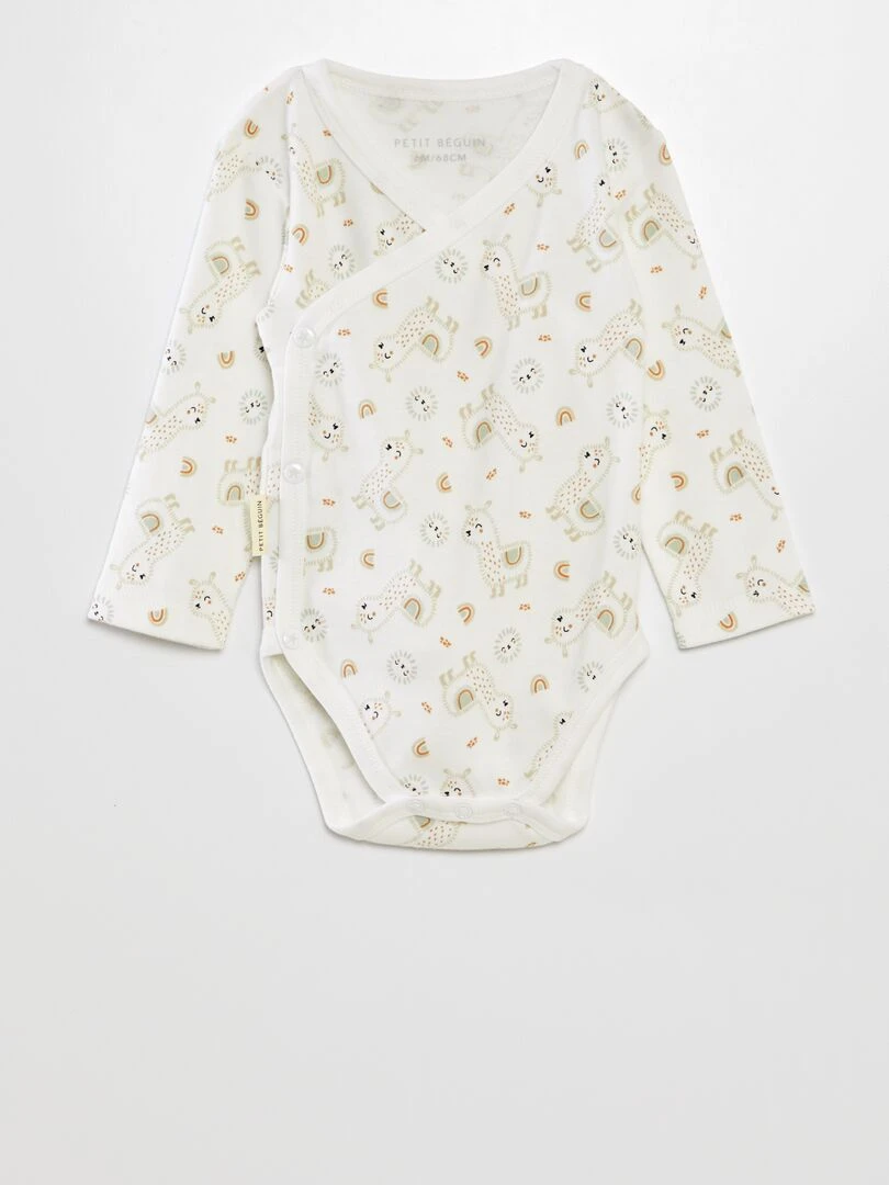 Lot de 2 bodies 'Petit Béguin' Blanc