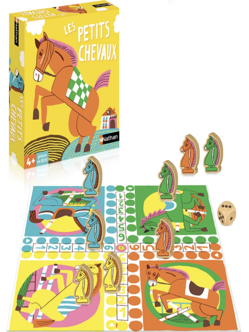 Jeu De Société Les Petits Chevaux N/A