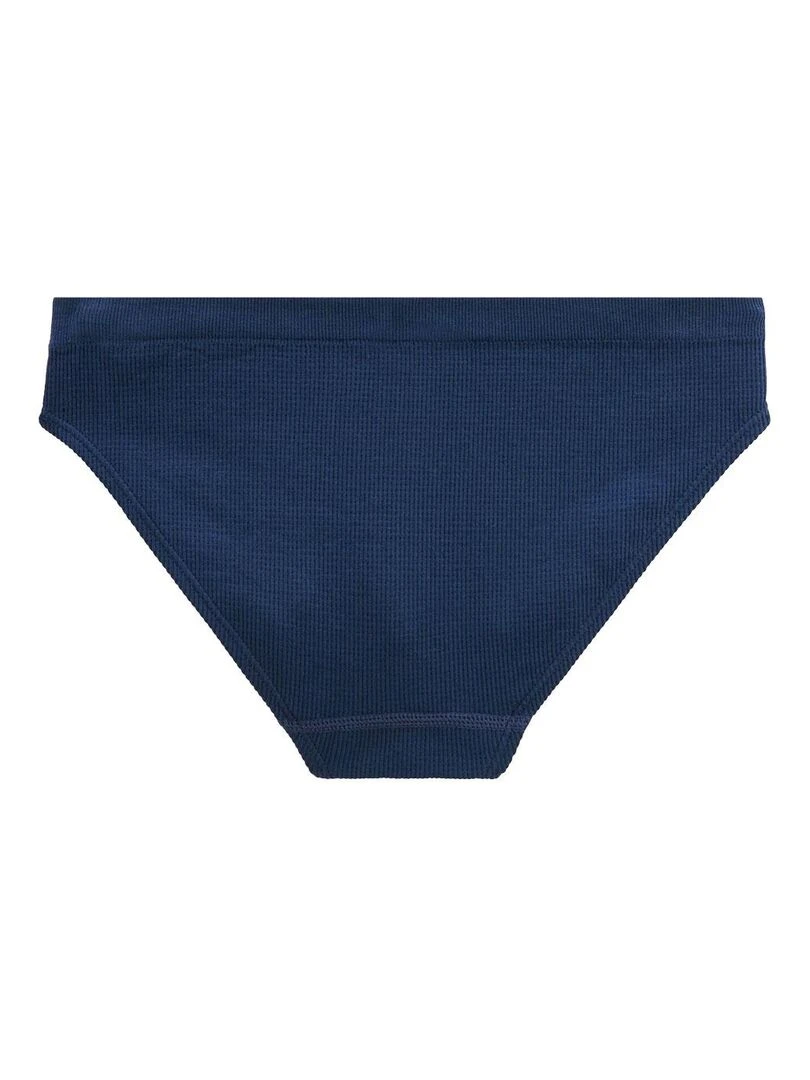 Lot de 2 culottes fille écru et bleu marine Saeva   Bleu