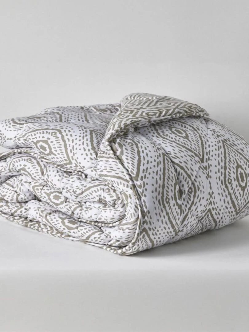 Couette imprimée 220x240 cm Today 1.3 motifs taupe Beige