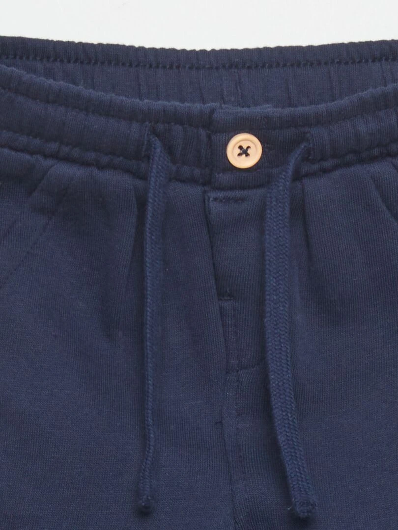 Ensemble Sweat + jogging   2 pièces   Blanc/bleu
