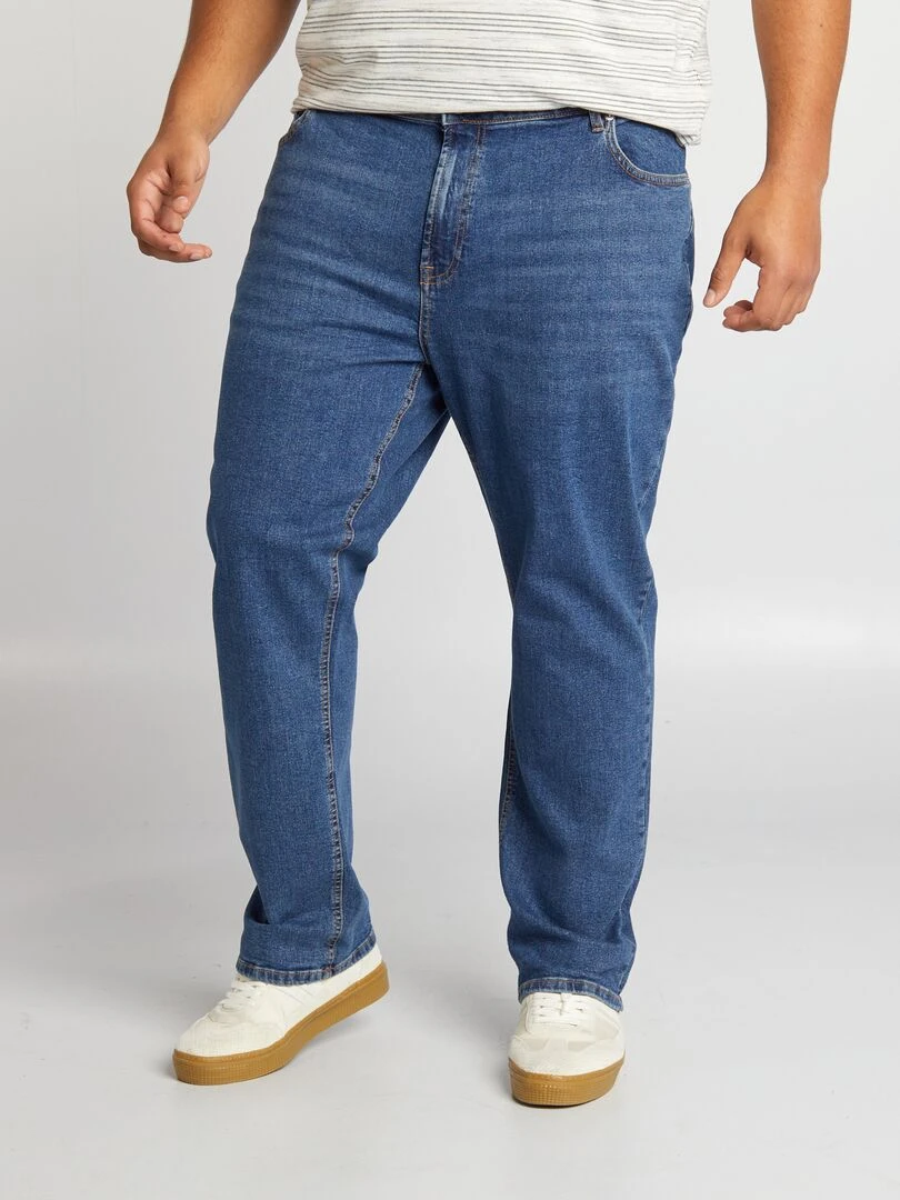Jean droit à 5 poches L32 Bleu