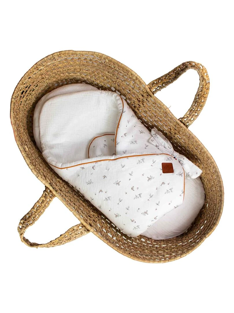 Gigoteuse d'emmaillotage en gaze de coton Melody Multicolore