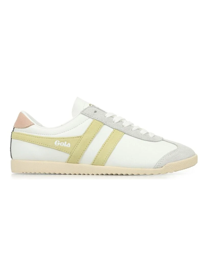 Baskets Gola Bullet Pure Blanc Jaune Gris