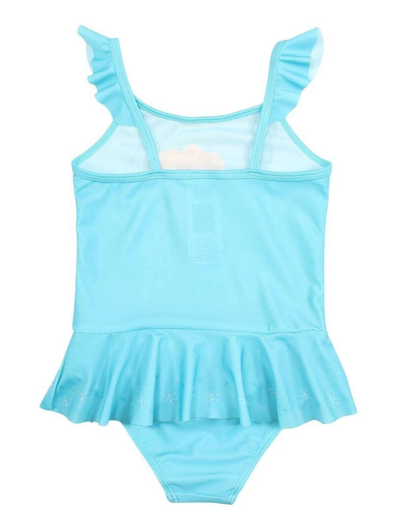 Disney Maillot De Bain fille imprimé La Reine Des Neiges Bleu
