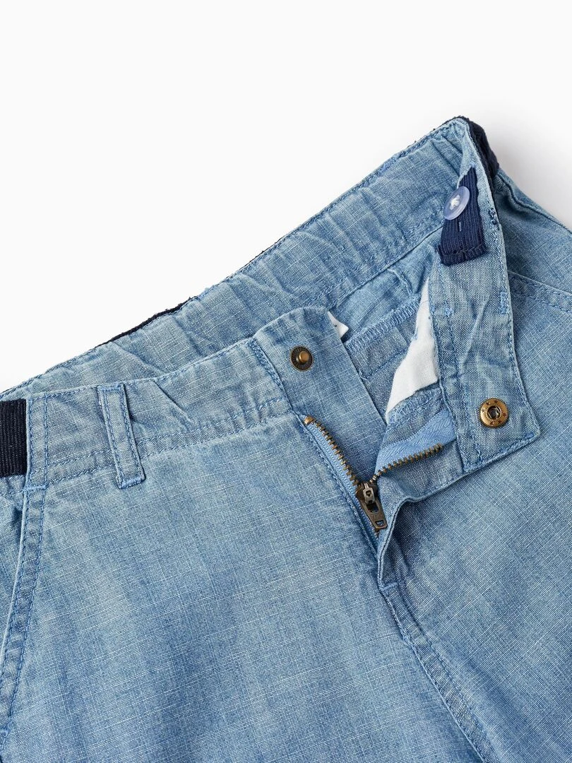 Shorts en jean en coton pour garçon 'Midi'  LETS PARTY   Bleu