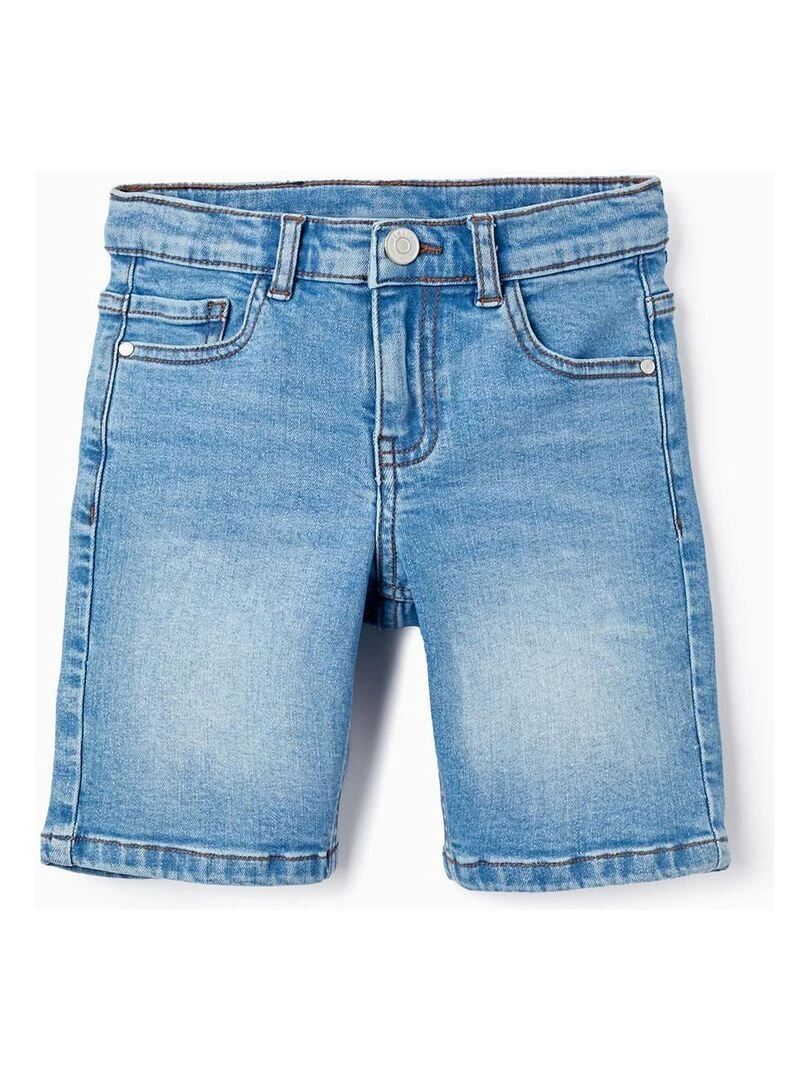 Short en Jean pour Garçon CUBA Bleu clair