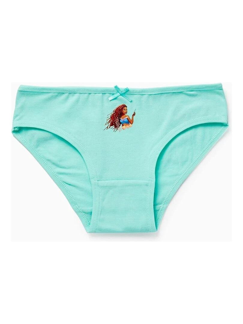 Pack 5 Culottes pour Fille 'Ariel La Petite Sirène' DISNEY PRINCESSES Multicolore