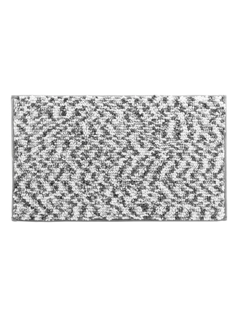 Tapis de bain microfibre Frizza gris anthracite