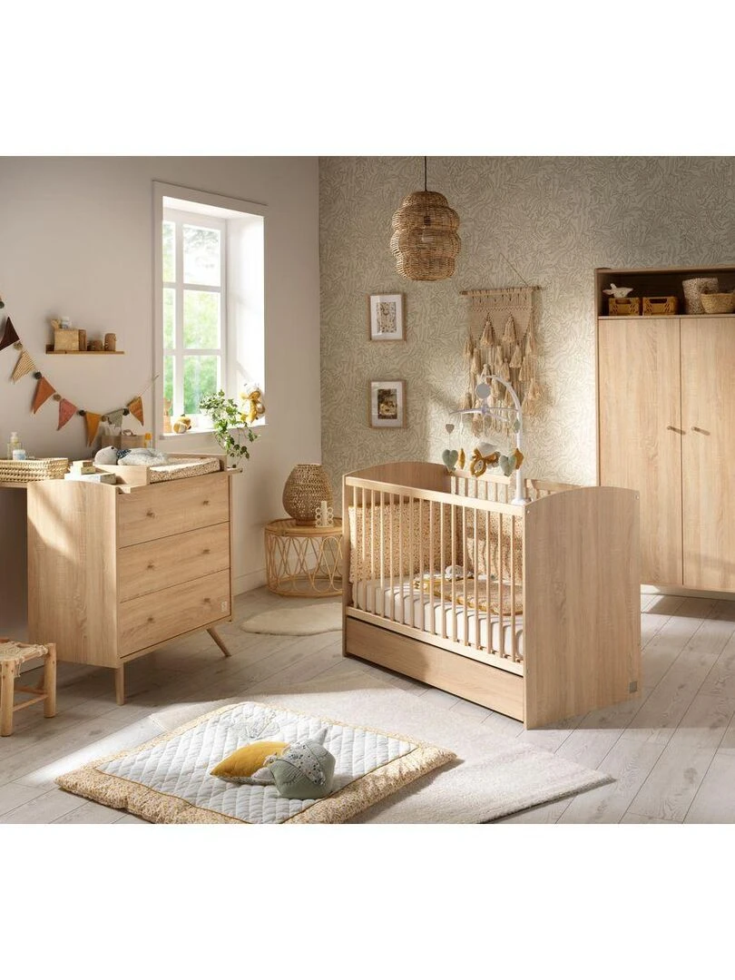 Lit bébé ACCESS   SAUTHON   Marron