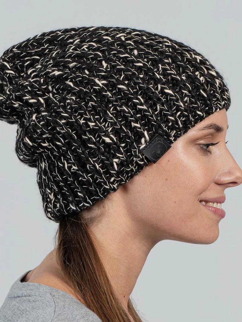 Bonnet Tricot Cabra Noir