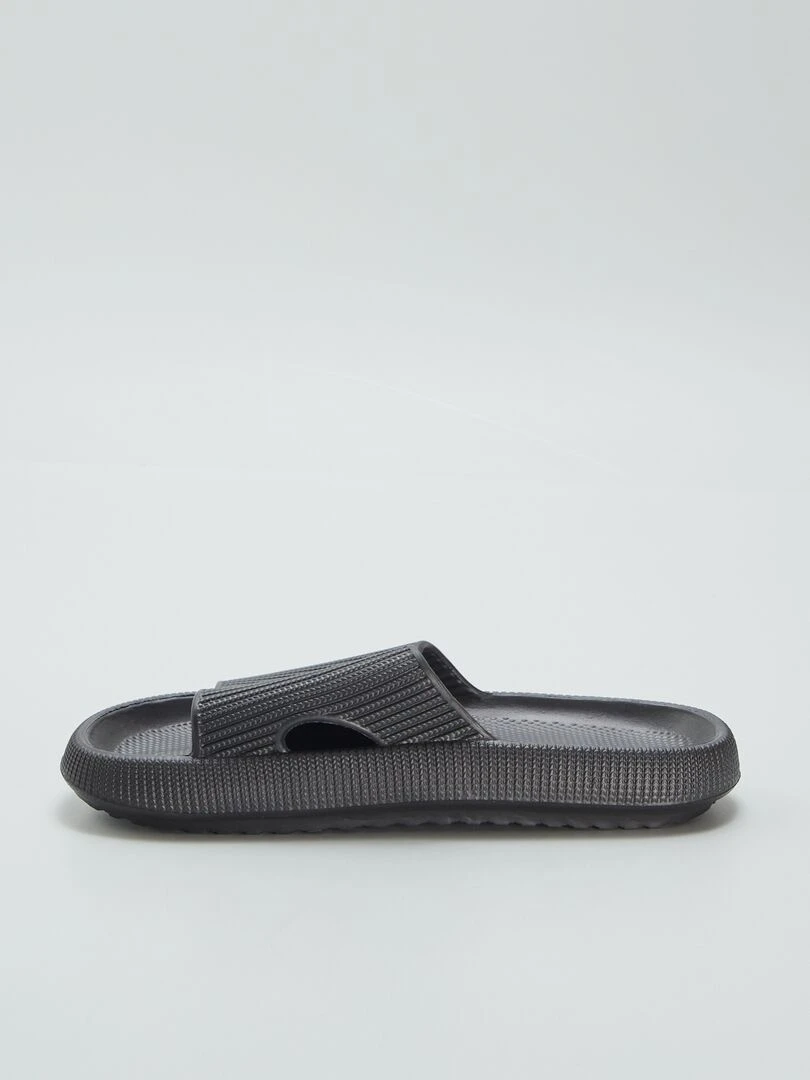Sandales en plastique moulé   noir