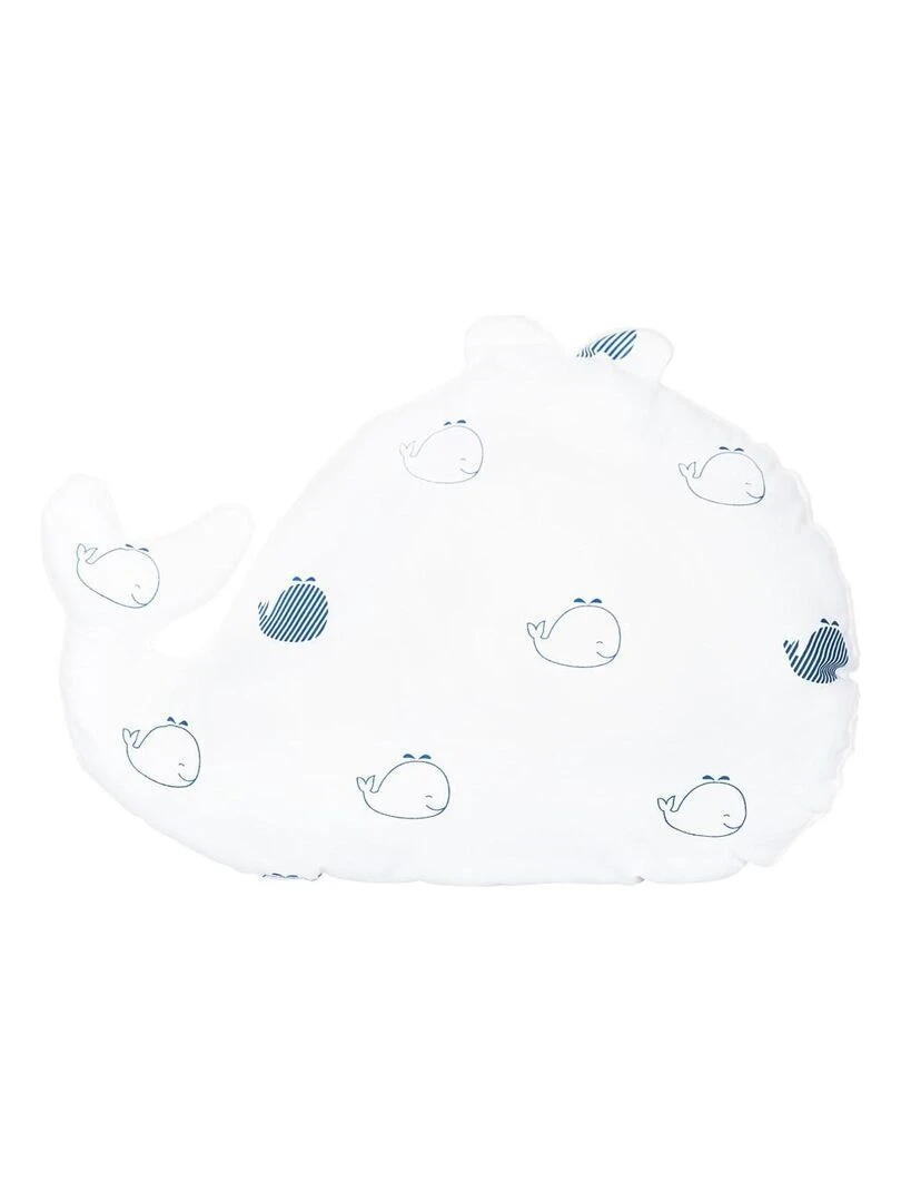 Coussin décoratif en coton blanc SAUTHON Blanc